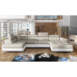 Eltap Rodrigo Dora/Soft Corner Pull-Out Sofa 58x345x90cm, Beige (Rod_17) | Corner couches | prof.lv Viss Online