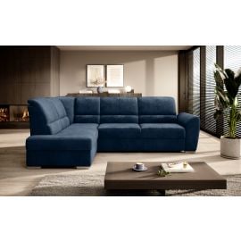 Eltap Siber Cloud Corner Pull-Out Sofa 186x270x93cm, Blue (CO-SIB-LT-40NU) | Corner couches | prof.lv Viss Online