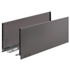 Blum Legrabox C-Pure Drawer Sides 650x177mm, Grey (770C6502S OG-M) | Blum | prof.lv Viss Online