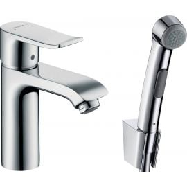 Hansgrohe Metris Bathroom Faucet with Bidet and Push Open Valve Chrome (31285000) | Bidet mixers | prof.lv Viss Online