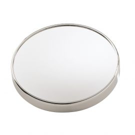 Gedy CO2021-13 Bathroom Mirror 20x20cm, Stainless Steel (CO2021-13) | Bathroom mirrors | prof.lv Viss Online