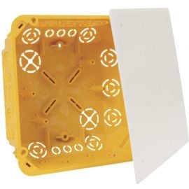 Коробка монтажная Kopos KO125/1L для рейки, прямоугольная, 155x155x64 мм, желтая | Kopos | prof.lv Viss Online