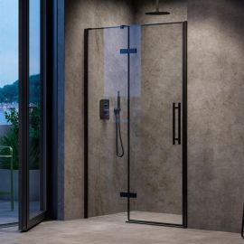 Ravak Cool 992-100cm H=195cm, COSD2-100 Shower Door Black | Shower doors and walls | prof.lv Viss Online