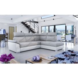 Eltap Loreto Berlin/Soft Corner Pull-Out Sofa 60x260x102cm, Grey (Lor_15) | Living room furniture | prof.lv Viss Online