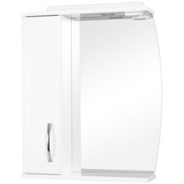 Aqua Rodos Decor 65 Mirror Cabinet, White (936DZ65) | Mirror cabinets | prof.lv Viss Online