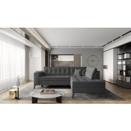 Eltap Lanvin Cloud Corner Pull-Out Sofa 210x260x93cm, Grey (CO-LAN-RT-06NU) | Living room furniture | prof.lv Viss Online