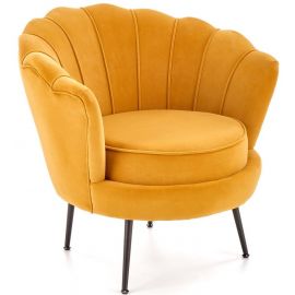 Halmar Amorinito 2 Relaxing Chair 77x81x77cm Yellow (V-CH-AMORINITO_2-FOT-MUSZTARDOWY) | Lounge chairs | prof.lv Viss Online