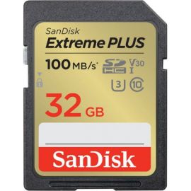 SanDisk SDSDXWT-032G-GNCIN SD Memory Card 32GB, 100MB/s, Black/Gold | Memory cards | prof.lv Viss Online