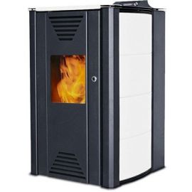 Thermoflux Pellet Fireplace with Central Heating Connection 14kW (01014W) | Ovens | prof.lv Viss Online