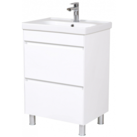 Aqua Rodos Valensija 60 Bathroom Sink with Cabinet White (195888) | Bathroom furniture | prof.lv Viss Online
