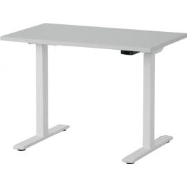 Электрический стол с регулировкой высоты Martin 100x60 см, белый/серый камень (28-0698-10) | Офисная мебель | prof.lv Viss Online