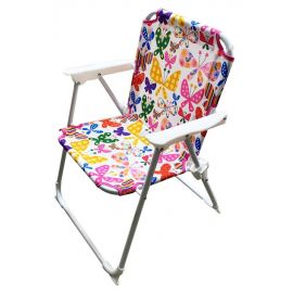 Folding Camping Chair Yellow/Green/White/Pink (4750959105634) | Camping chairs | prof.lv Viss Online