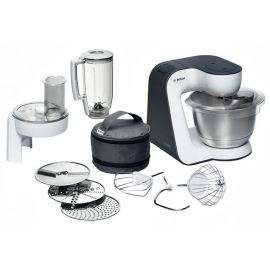 Кухонный комбайн Bosch MUM52120 серебристо-черный (#4242002572888) | Кухонные комбайны | prof.lv Viss Online