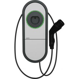 Ensto One Home Electric Vehicle Charging Station, Type 2 Cable, 22kW, 5m, Black/Silver (EVH323-HC000) | Car accessories | prof.lv Viss Online