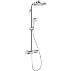 Hansgrohe Crometta S Shower System with Thermostat Chrome (27267000) | Shower systems | prof.lv Viss Online