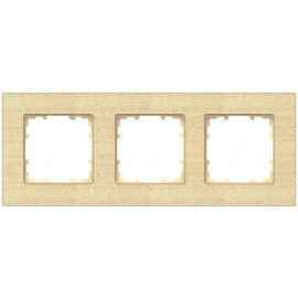 Siemens Delta Miro Surface-Mounted Frame 3-gang, Light Beige (5TG1103-3) | Mounted switches and contacts | prof.lv Viss Online