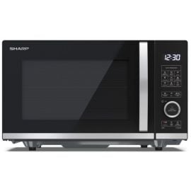 Sharp YC-QG204AE-B Microwave Oven with Grill, Black/Silver | Microwaves | prof.lv Viss Online