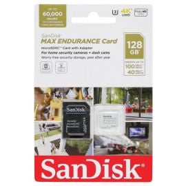 SanDisk Micro SD 100MBs с адаптером SD, белый | Карты памяти | prof.lv Viss Online