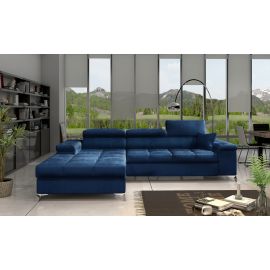 Eltap Ricardo Monolith Corner Pull-Out Sofa 60x280x90cm, Blue (Ric_49) | Upholstered furniture | prof.lv Viss Online
