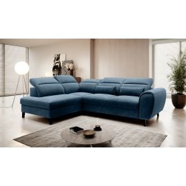 Eltap Noble Lukso Corner Pull-Out Sofa 201x255x100cm, Blue (CO-NOB-LT-40LU) | Corner couches | prof.lv Viss Online