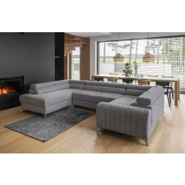 Диван Eltap Louis Poco угловой раскладной 202x347x92 см, серый (CO-LOU-LT-04PO) | Eltap | prof.lv Viss Online
