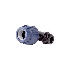 Elysee PP Compression Elbow with External Thread | For water pipes and heating | prof.lv Viss Online