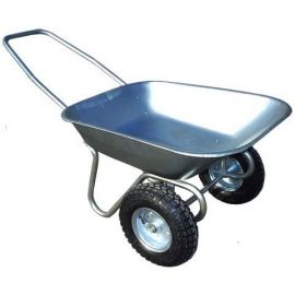 Dixten CC698921 Garden Cart 70l Silver | Wheelbarrow | prof.lv Viss Online