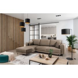 Eltap Dalia Cloud Corner Pull-Out Sofa 190x289x95cm, Brown (CO-DAL-LT-20NU) | Living room furniture | prof.lv Viss Online