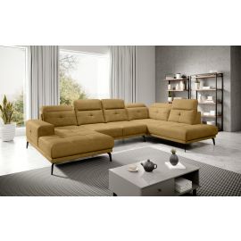 Eltap Bretan Cloud Corner Sofa 205x350x107cm, Yellow (CO-BRE-RT-45NU) | Sofas | prof.lv Viss Online