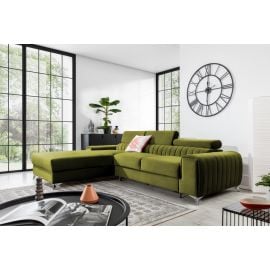 Eltap Grayson Loco Corner Pull-Out Sofa 205x275x98cm, Green (CO-GRA-LT-33LO) | Living room furniture | prof.lv Viss Online