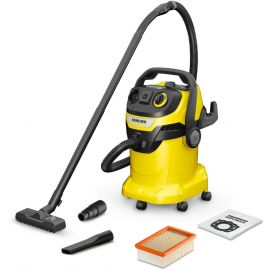 Karcher WD 5 P V-25/8/35 Construction Vacuum Cleaner Yellow/Black (1.628-372.0) | Vacuum cleaners | prof.lv Viss Online