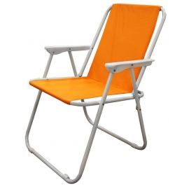 Folding Camping Chair Orange (4750959055229) | Camping chairs | prof.lv Viss Online