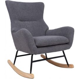 Šūpuļkrēsls Home4You Romy 80x69x96cm, Pelēks (65426) | Šūpuļkrēsli | prof.lv Viss Online
