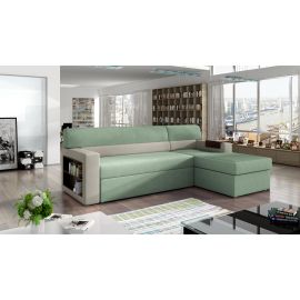 Eltap Rico Soro/Soro Corner Pull-Out Sofa 55x250x85cm, Green (R23) | Upholstered furniture | prof.lv Viss Online