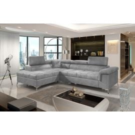 Eltap Eridano Monolith Corner Pull-Out Sofa 202x275x90cm, Grey (ERI_39) | Living room furniture | prof.lv Viss Online