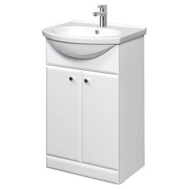 Riva SA 50A Sink Cabinet without Sink, White (SA 50A White)