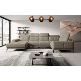 Eltap Neviro Vero Corner Sofa 201x350x77cm, Beige (CO-NEV-RT-18VER) | Living room furniture | prof.lv Viss Online