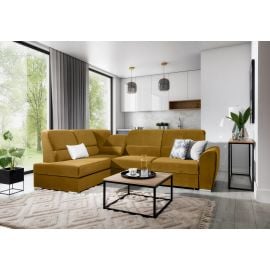 Eltap Siber Loco Corner Pull-Out Sofa 186x270x93cm, Yellow (CO-SIB-LT-45LO) | Sofas | prof.lv Viss Online