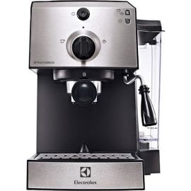 Electrolux EasyPresso EEA111 Coffee Machine With Milk Frother (Semi-Automatic) Gray | Coffee machines | prof.lv Viss Online