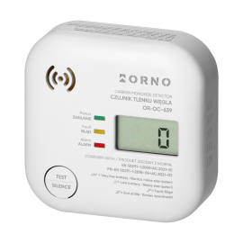 Oglekļa monoksīda detektors Orno, balts (OR-DC-639) | Smoke detectors | prof.lv Viss Online