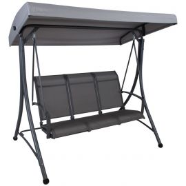 Home4You Tampa Swing Bench, 195x178x130cm, Grey (19340) | Home4you | prof.lv Viss Online