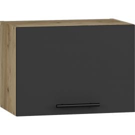 Halmar Vento Go Wardrobe, 30x50x36cm, Black/Oak (V-UA-VENTO-GO-50/36-ANTRACYT) | Kitchen cabinets | prof.lv Viss Online