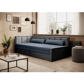 Eltap Fulgeo Retractable Sofa 214x82x77cm Universal Corner, Blue (SO-FUL-LT-40PO-04PO) | Living room furniture | prof.lv Viss Online