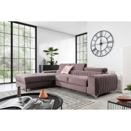 Eltap Grayson Loco Corner Pull-Out Sofa 205x278x92cm, Pink (CO-GRA-LT-24LO) | Living room furniture | prof.lv Viss Online