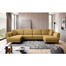 Eltap Larco Cloud Corner Pull-Out Sofa 191x362x90cm, Yellow (CO-LA-45NU) | Living room furniture | prof.lv Viss Online