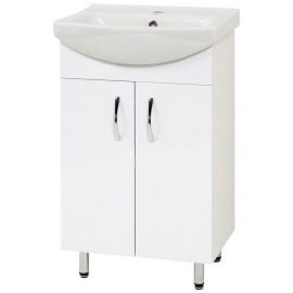 Sanservis Cersania 50 bathroom sink with cabinet Cersania 50 White (4872120) | Sanservis | prof.lv Viss Online