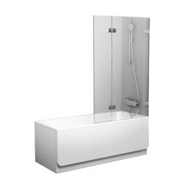 Ravak BVS2-100 R Corner Bath Screen 100x150cm Transparent, Chrome (without installation kit B-SET) (7UPA0A00Z1) | Ravak | prof.lv Viss Online