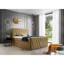 Eltap Candice Continental Bed 140x200cm, With Mattress, Brown (BO-CAN-20NU_1.4) | Beds | prof.lv Viss Online