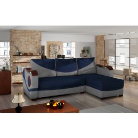 Eltap Puerto Kronos/Paros Corner Pull-Out Sofa 57x235x90cm, Blue (A_p_09) | Corner couches | prof.lv Viss Online
