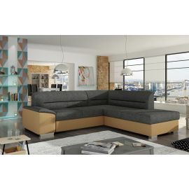 Eltap Verso Inari/Soft Corner Pull-Out Sofa 63x266x83cm, Grey (V06) | Corner couches | prof.lv Viss Online